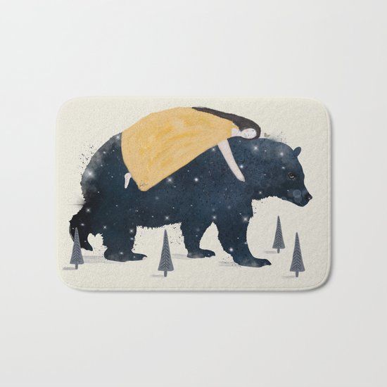 inner wilderness Bath Mat