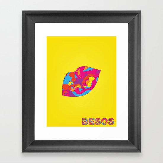 Besos Framed Art Print