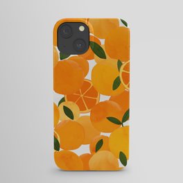 mediterranean oranges still life  iPhone Case