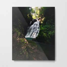 Stunning waterfall Šum in magical forest Metal Print | Magicalforest, Milkywater, Digital, Cascadingwater, Sunlit, Water, Forest, Sunlight, Landscapephotograph, Landscape 