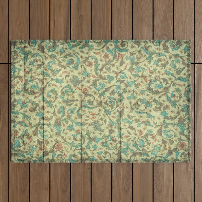 Old Fabric Outdoor Rug