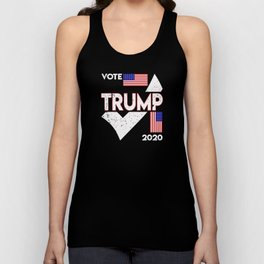 Vote Trump 2020 Vintage Color Presidential Election Slogan Unisex Tank Top
