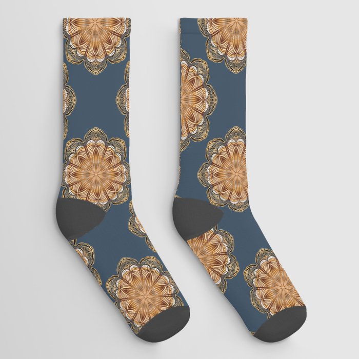 Art Nouveau Mandala Socks