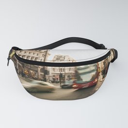 Streets Bus Cars City Urban Buildings Fanny Pack