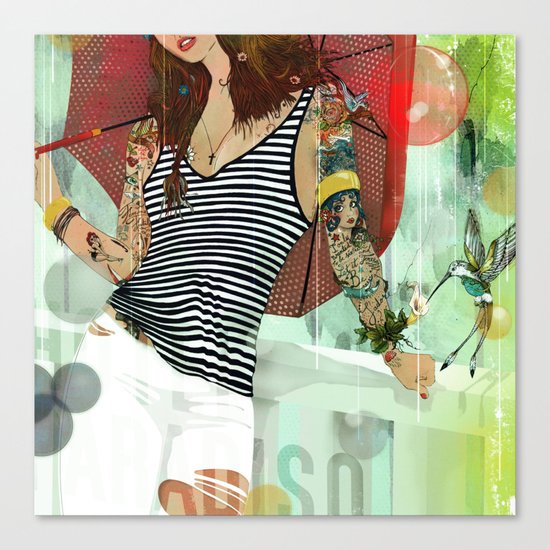 HOTEL PARADISO Canvas Print