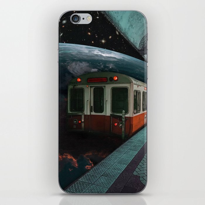 train to space iPhone Skin