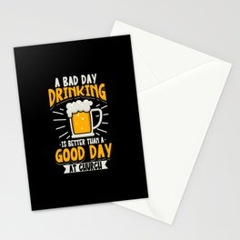 A Bad Day Drinking Stationery Card