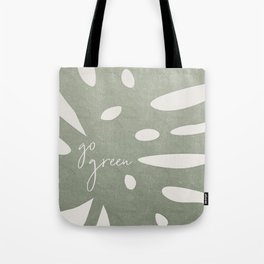 Go green Tote Bag