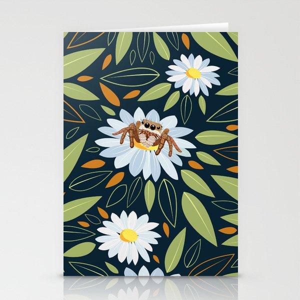 Cutie jumping spider Stationery Cards