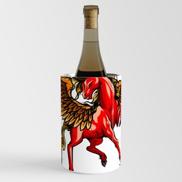 Golden Pegasus Horse Wine Chiller