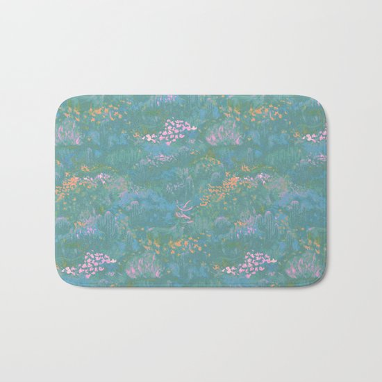 Blue Life in Death Valley Bath Mat