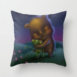 "Bear Hug" Throw Pillow