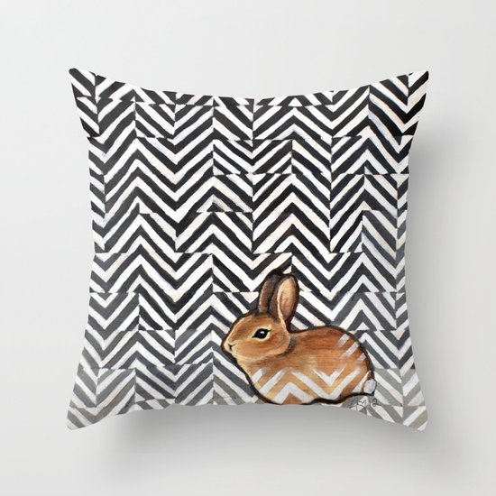 Little Miss Sarah Throw Pillow