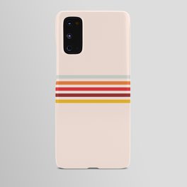 5 Classic Vertical 70s Summer Style Retro Stripes - Ninni Android Case