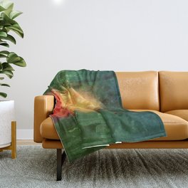 Forest Fire Throw Blanket