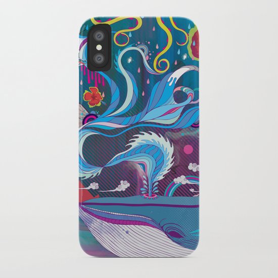 Every Time a Whale Blows Their Spout, a New Dream is Born. iPhone Case