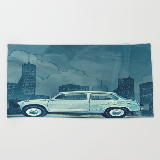 Old zaz Beach Towel