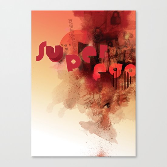 freud's superego Canvas Print