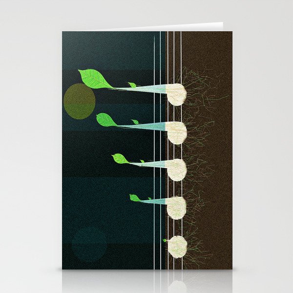 music seeds Stationery Cards