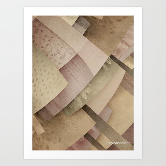 Explore colour Art Print