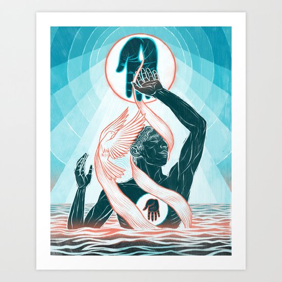 CREATION Art Print