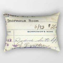 Library Card 828 The Enormous Room Rectangular Pillow