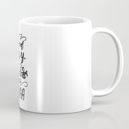 It's a good day to start with yga lettering design Coffee Mug