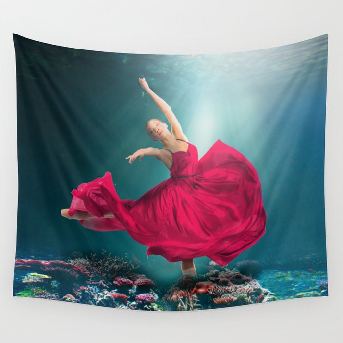 Lady Scarlet Wall Tapestry