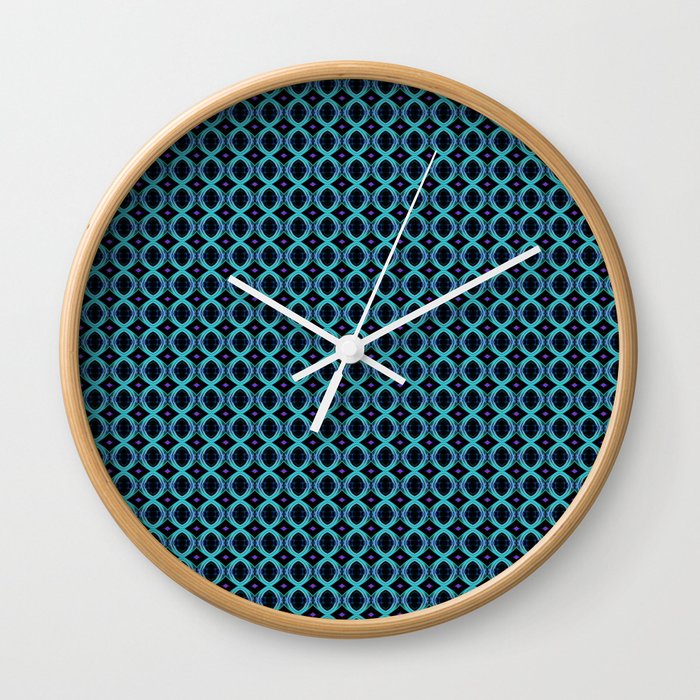 Pattern 60 by Kristalin Davis  Wall Clock