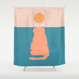 Cat Landscape 170 Shower Curtain