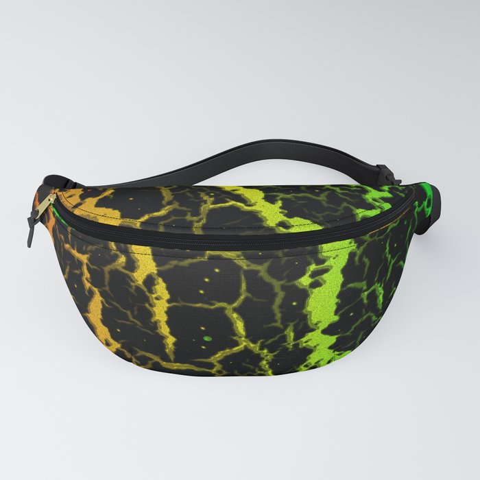 Cracked Space Lava - Rainbow ROYGB Fanny Pack