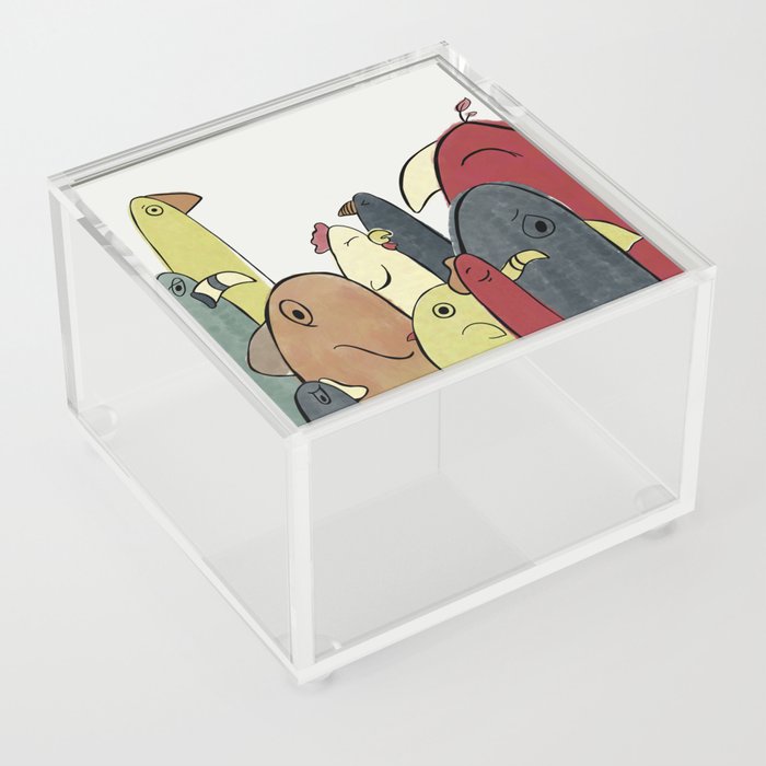 All Cooped Up Acrylic Box
