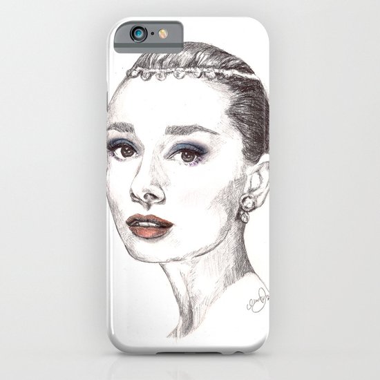Audrey Hepburn iPhone & iPod Case