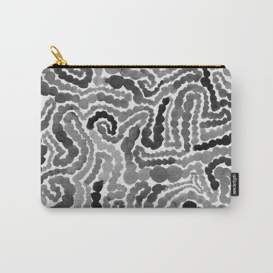 Gray Painting Carry-All Pouch