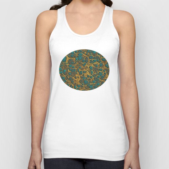 Golden Marble 02 Unisex Tank Top