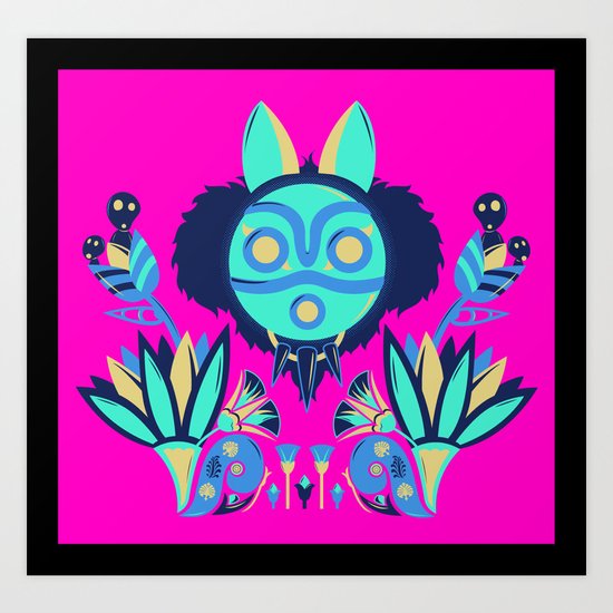 Mono Deco Art Print