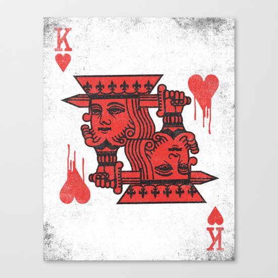 LOVE IS AN OPEN WOUND Canvas Print