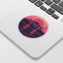 Retro Japanese Torii Gate Sticker