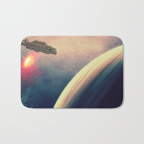 Excursion through time Bath Mat