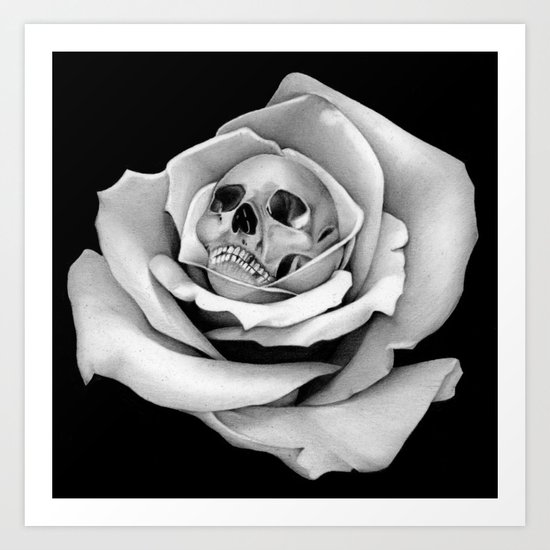 Beauty & Death - Edited Art Print