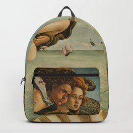 Birth Of Venus Sandro Botticelli Nascita di Venere Backpack | Art, Anadyomene, Venus, Masterpiece, Longhair, Painting, Seashell, Medival, Museum, Nude 