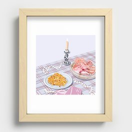 Spaghetti Marinara Recessed Framed Print