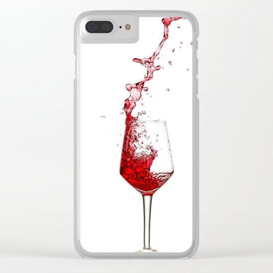 wine glass Clear iPhone Case