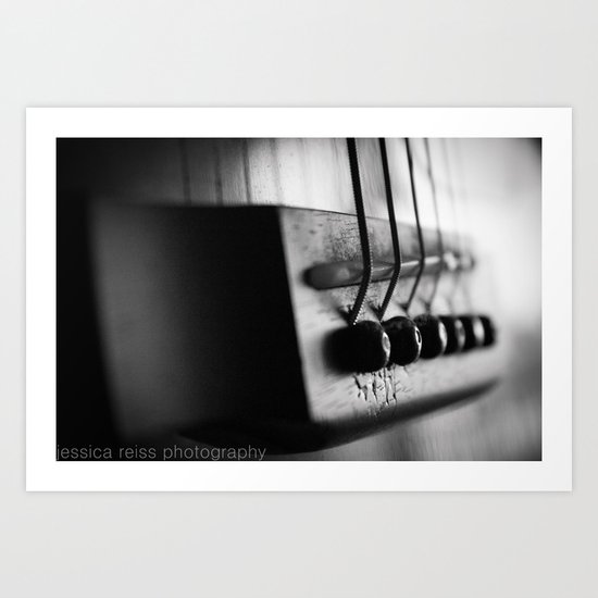 Guitar Strings Art Print