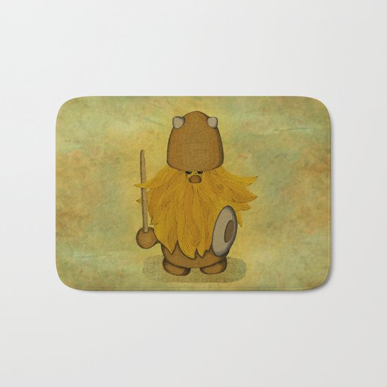 Hirsute Viking Homunculus Bath Mat
