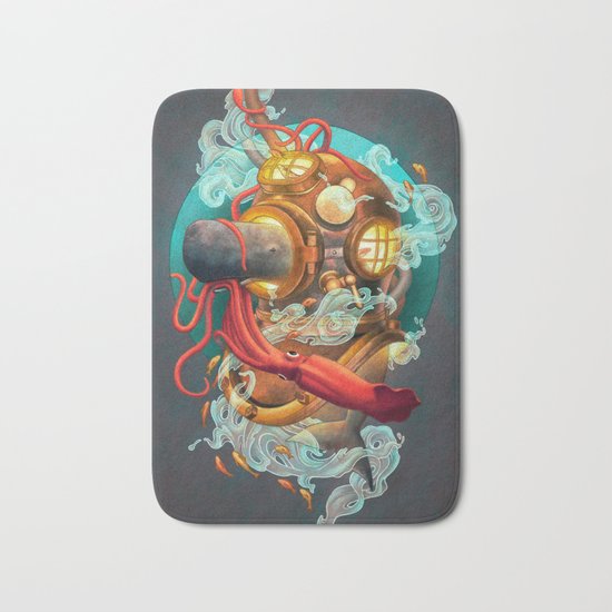 Deep Sea Diver Bath Mat