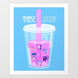 bubble tea art prints for Any Decor Style | Society6