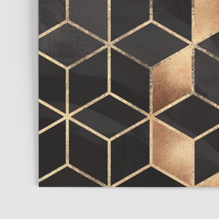 Smoky Cubes Poster Fredriksson Society6 | by Elisabeth