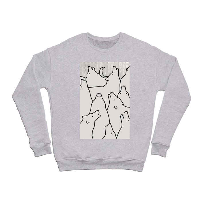 Howling mountains (light version) Crewneck Sweatshirt