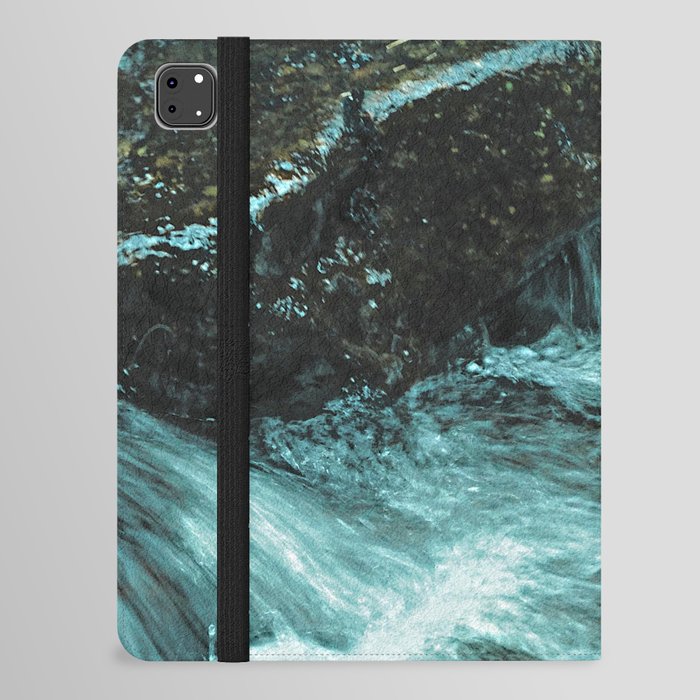 Fast Flowing Waters in the Scottish Highlands in Tundra iPad Folio Case
